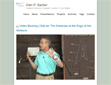 Tablet Screenshot of alanbarber.com